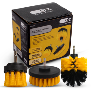 KIT COM 3 ESCOVAS DE LIMPEZA - CW100