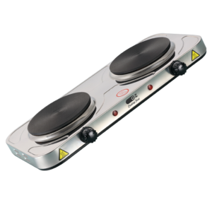 FOGÃO ELÉTRICO PORTÁTIL 2 BOCAS COOKTOP INOX FE2000